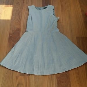 Theory A-line wool and viscose dress